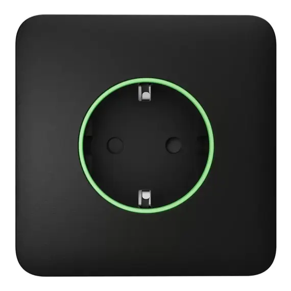 AJAX SYSTEMS Ajax SoloCover (BASIC) előlap és csatlakozósapka, fekete